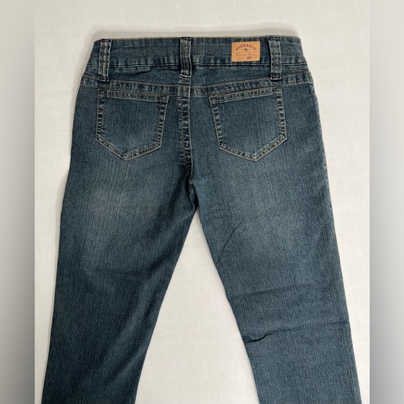 Women's Straight Hydraulics Jeans Size 9/10 Stretch 32X29 Medium Wash - Picture 6 of 9